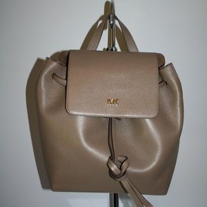 mk junie flap backpack